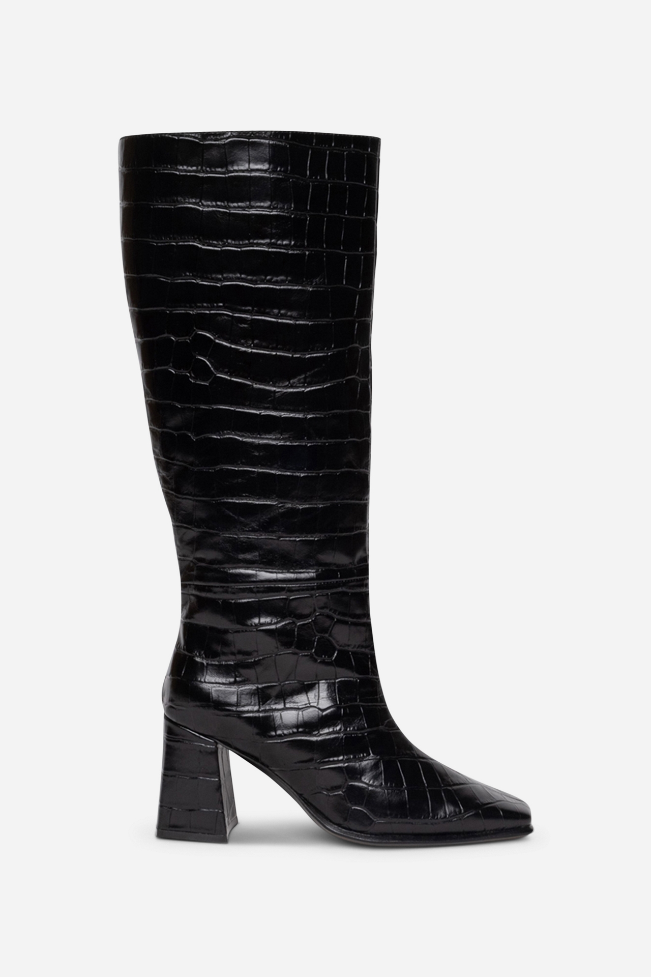 Intentionally Blank TGIF Embossed Croc Boots