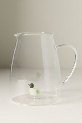 Duck Glass Pitcher