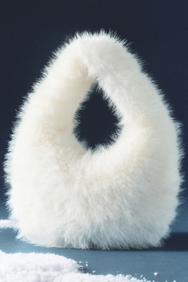 Unreal Fur Luna Bag In White