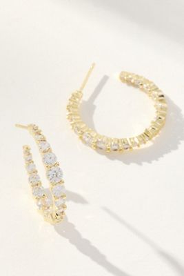 Melinda Maria Oh She Fancy Graduated Hoop Earrings