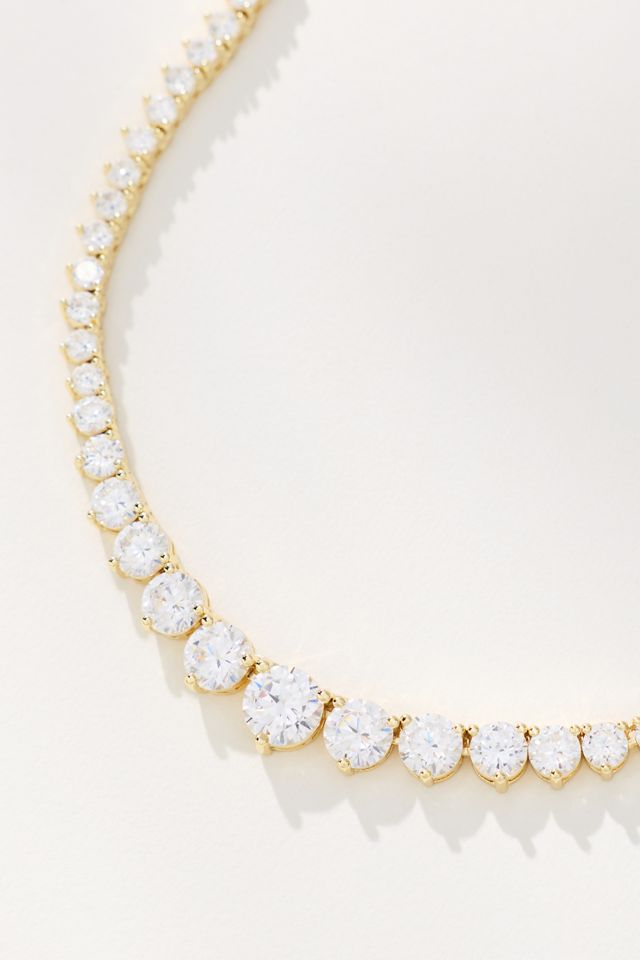 Melinda Maria Not Your Basic Graduated Tennis Necklace #1