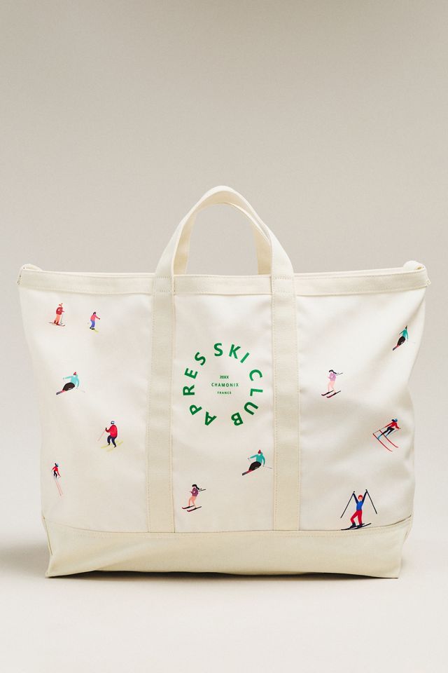 Oversized Slouchy Printed Canvas Tote #1