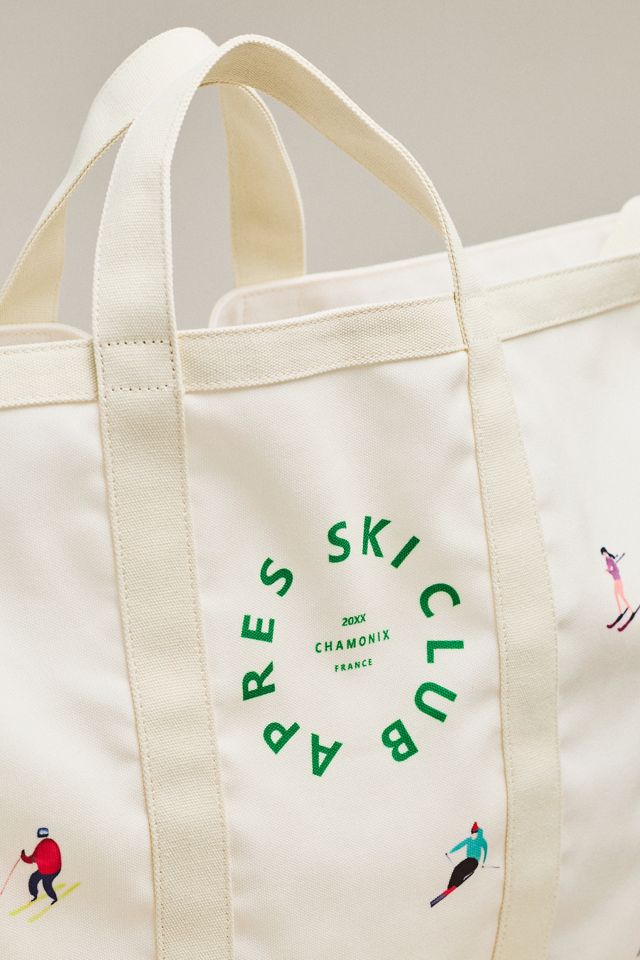 Oversized Slouchy Printed Canvas Tote #2