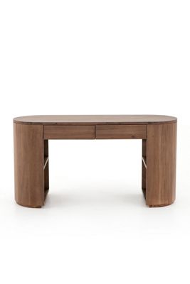 Pilar Oval Wood Desk