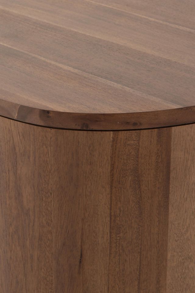 Pilar Oval Wood Desk #6
