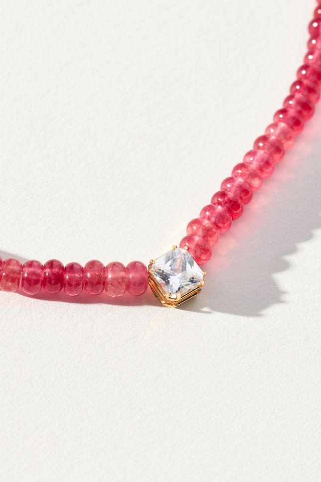 Beaded Birthstone Necklace #2