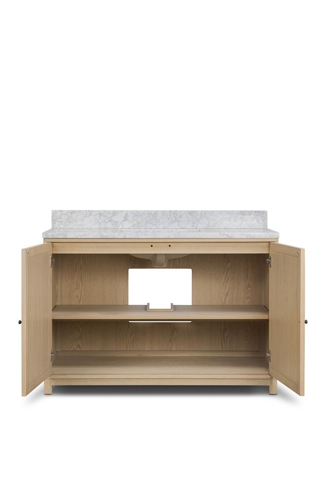 Millie Marble-Top Double Bathroom Vanity #1