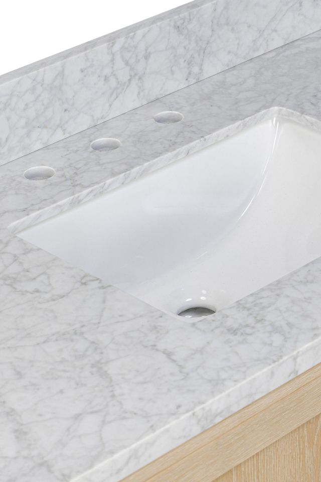 Millie Marble-Top Double Bathroom Vanity #4