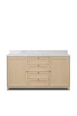 Millie Marble-Top Double Bathroom Vanity