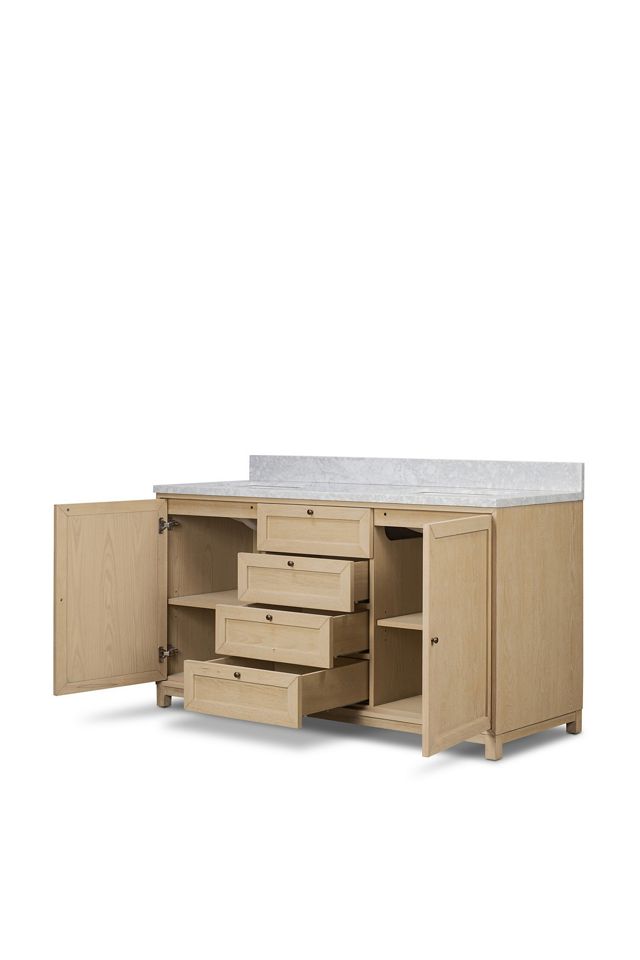 Millie Marble-Top Double Bathroom Vanity #2