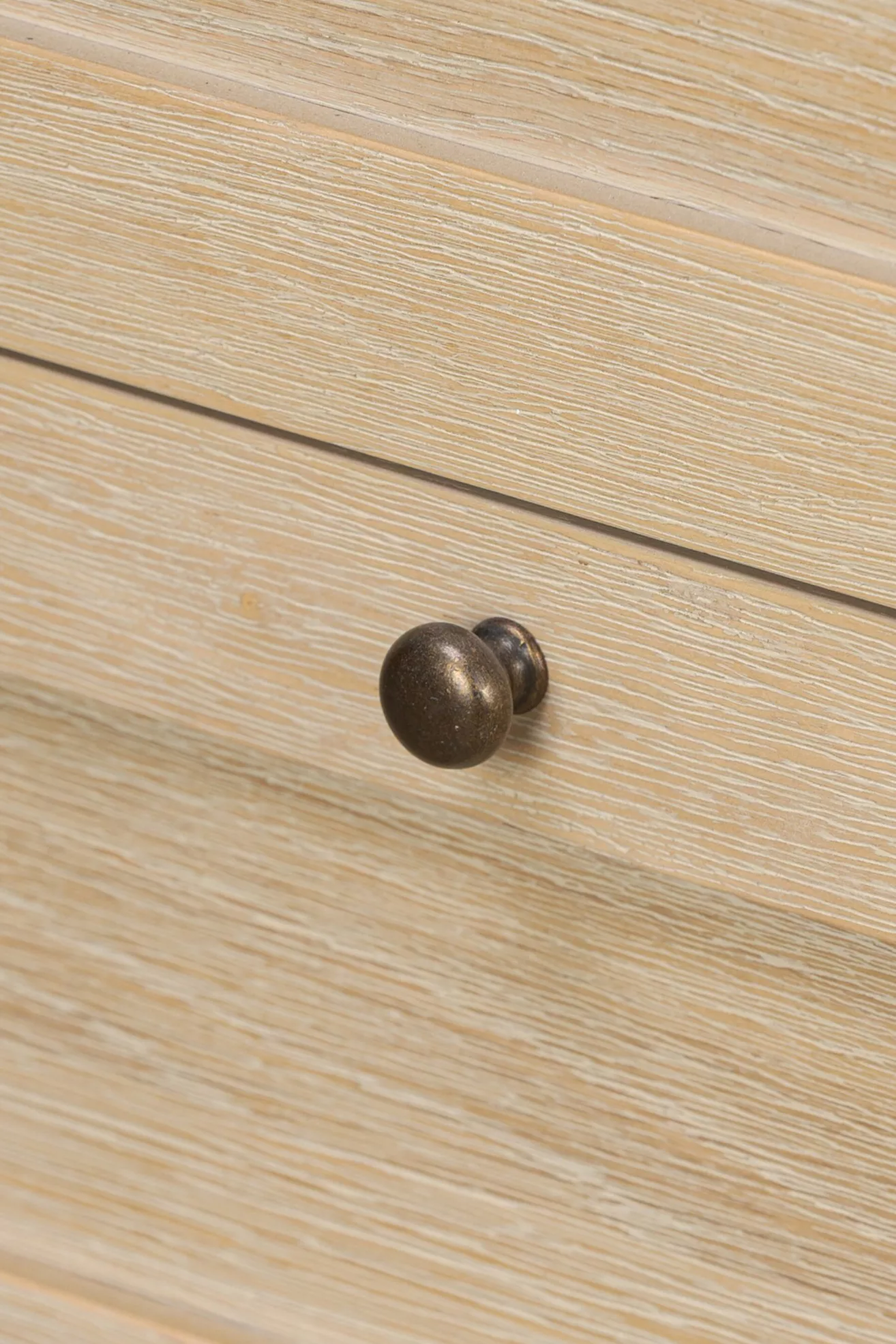 Drawer handle close-up