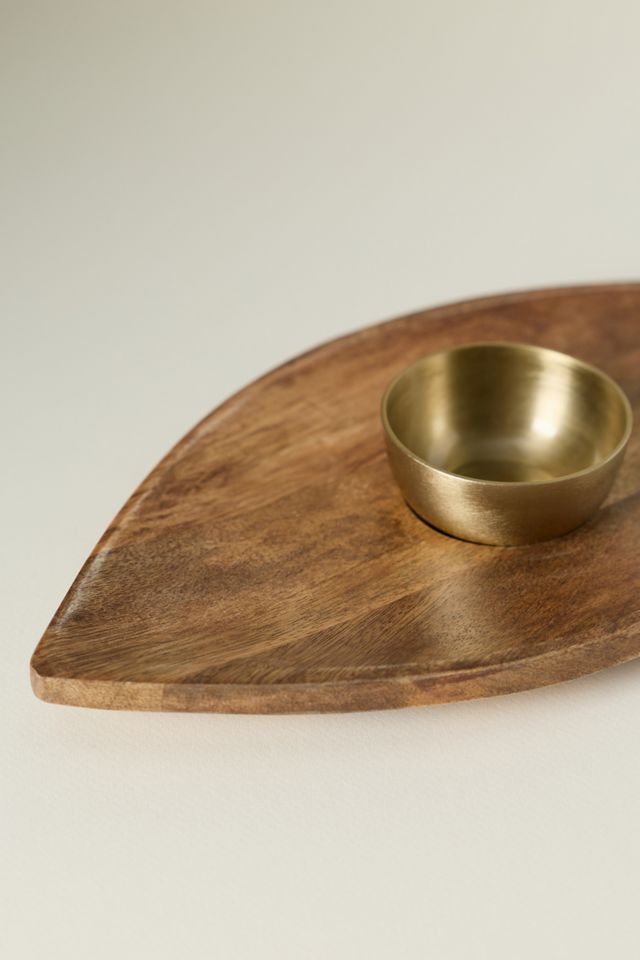 Tropical Hardwood Chip & Dip Platter #2