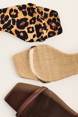 By Anthropologie Ankle-Strap Kitten Heels