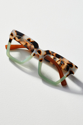 Peepers Take A Bow Readers & Case Gift Set In Brown