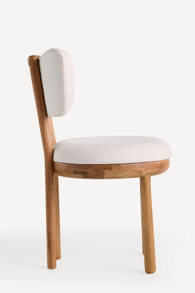Irie Linen Light Walnut Dining Chair #2