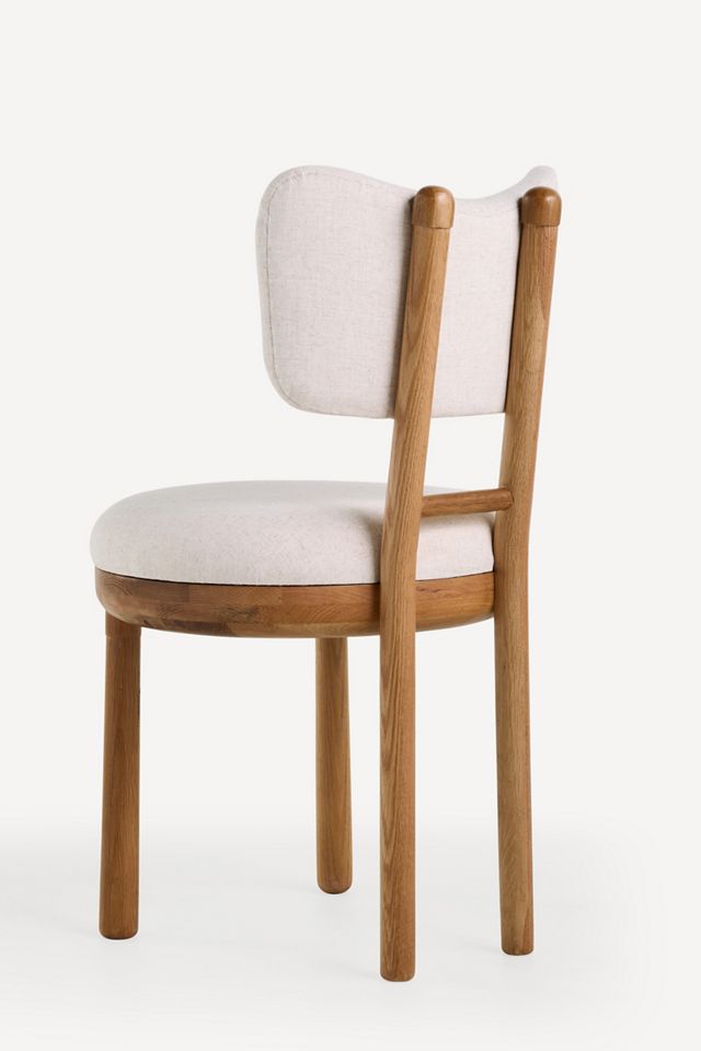 Irie Linen Light Walnut Dining Chair #3