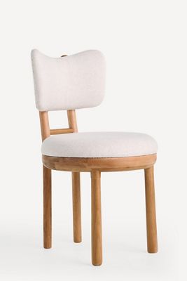 Irie Linen Light Walnut Dining Chair
