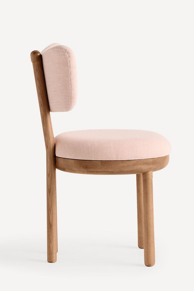 Irie Linen Light Walnut Dining Chair #2