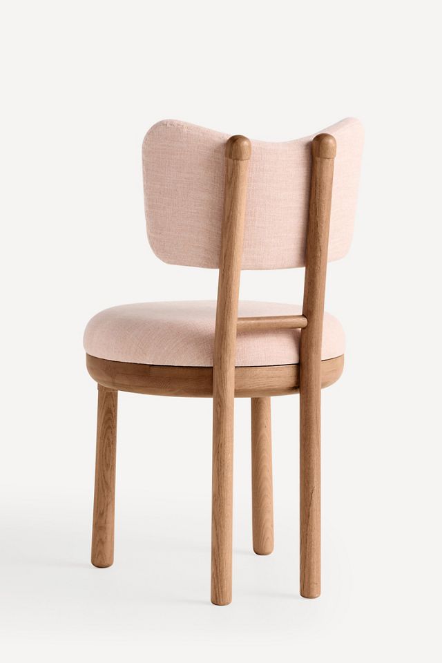 Irie Linen Light Walnut Dining Chair #3