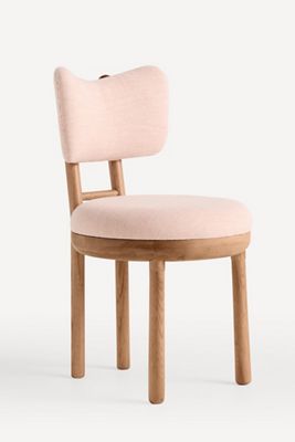 Irie Linen Light Walnut Dining Chair