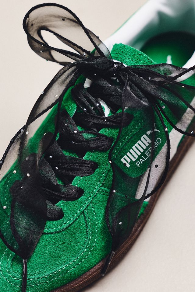 Rhinestone Organza Shoe Laces #3