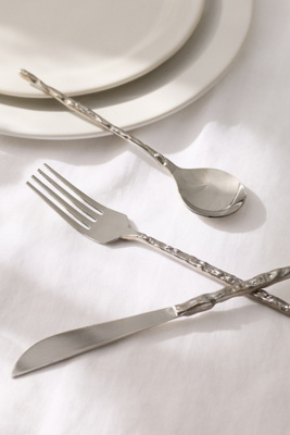 Anthropologie Shelton Metal 5-piece Place Setting