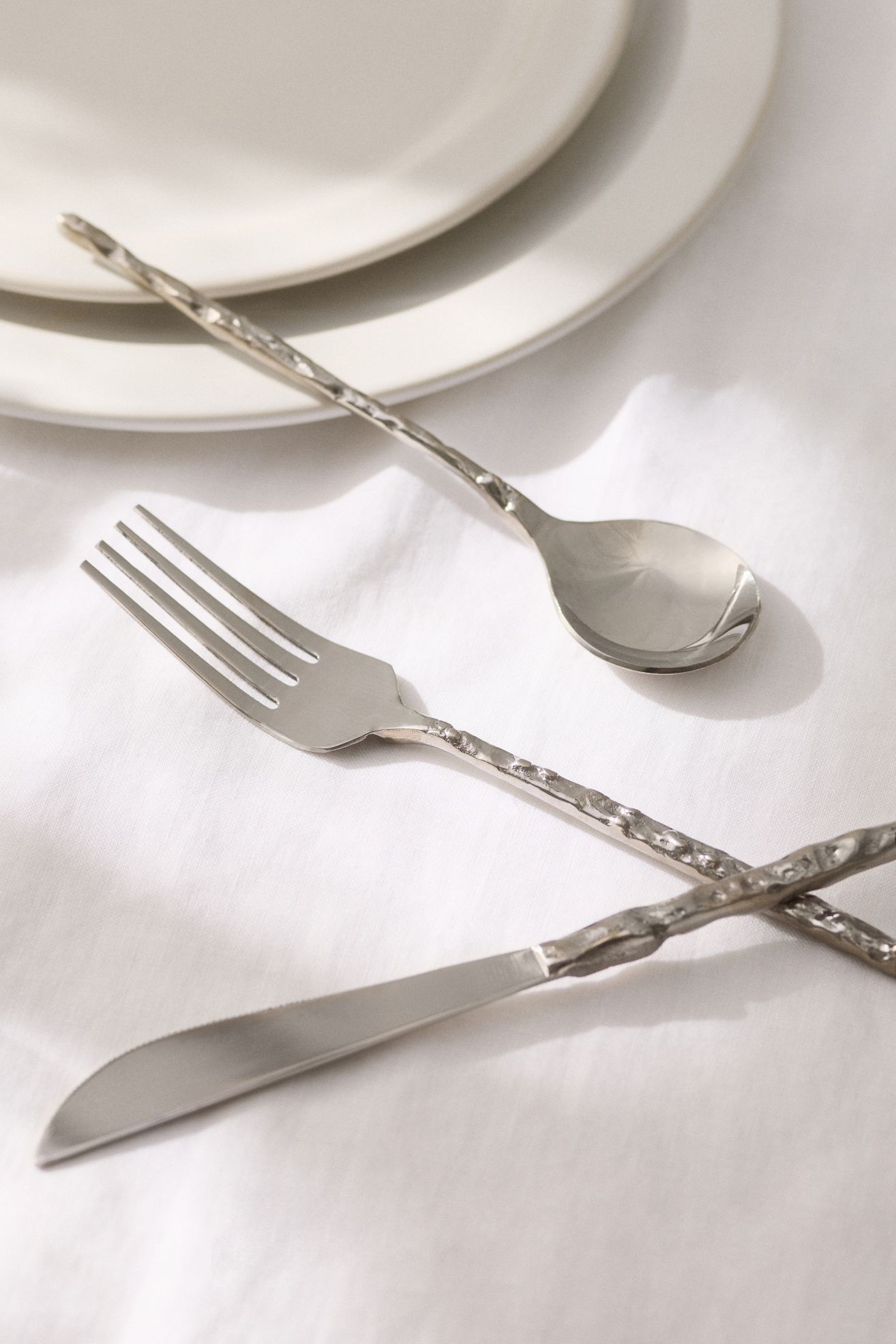 Shelton Metal 5-Piece Place Setting - Silver, Standard, Set Of 5