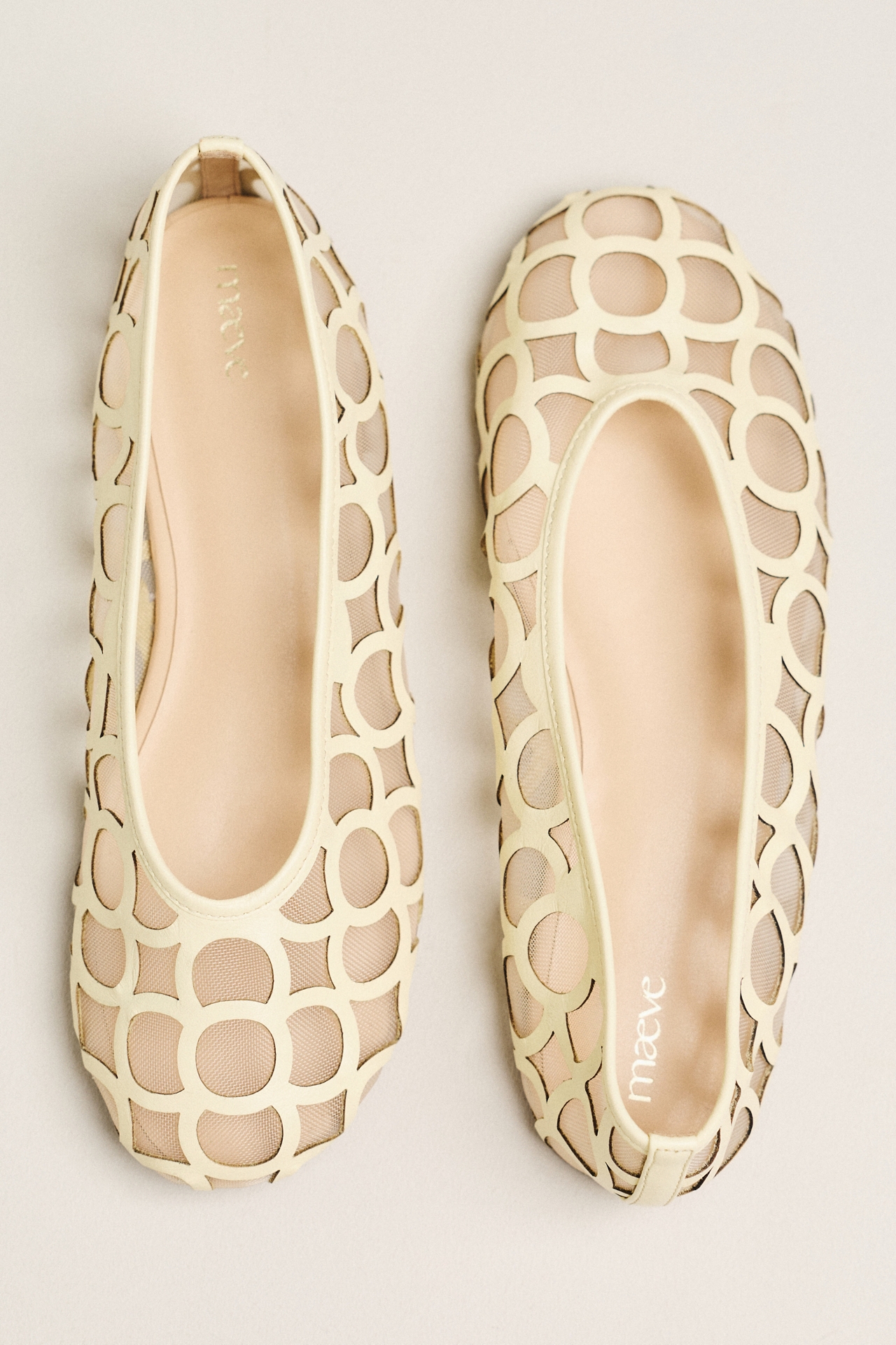 Maeve Circle Cutout Ballet Flats
