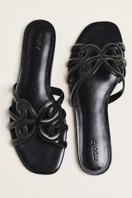 Maeve Logo Slide Sandals