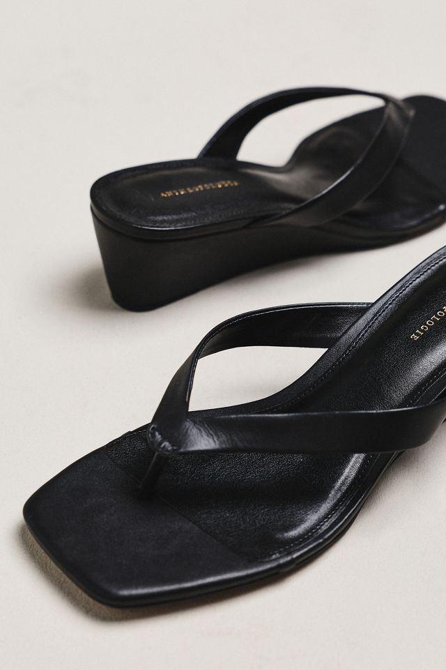 By Anthropologie Wedge Flip-Flop Heels #5