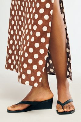 By Anthropologie Wedge Flip-Flop Heels