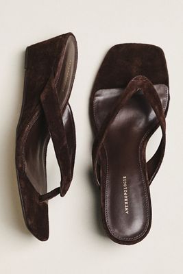 By Anthropologie Wedge Flip-Flop Heels