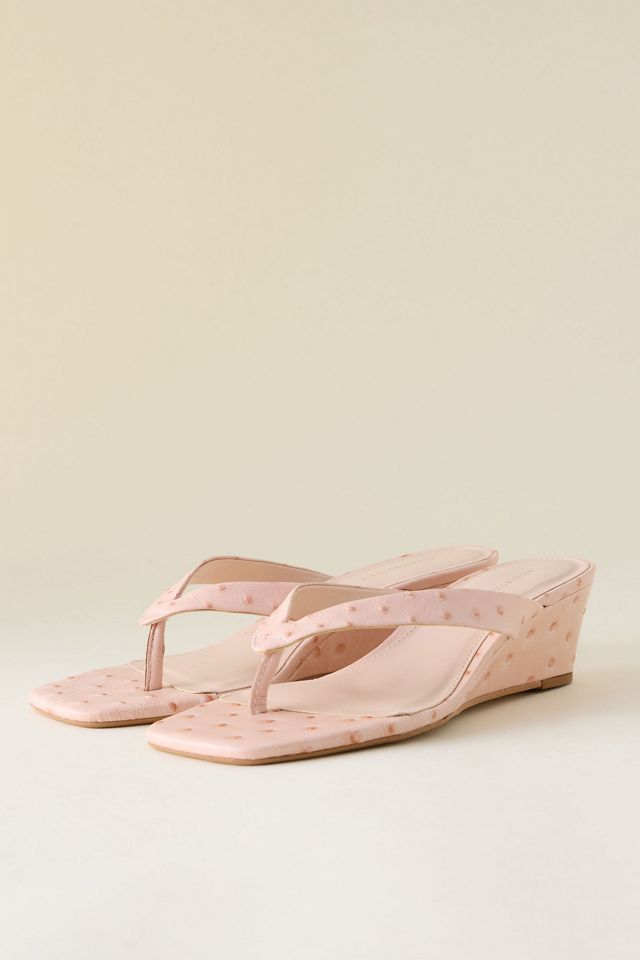 By Anthropologie Wedge Thong Heels #2