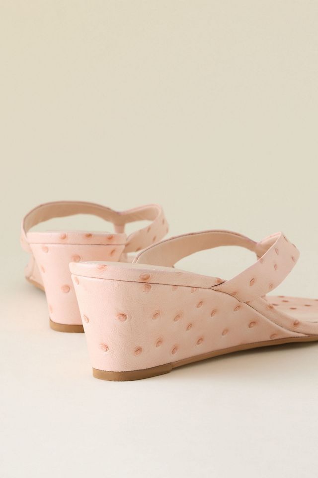 By Anthropologie Wedge Thong Heels #3