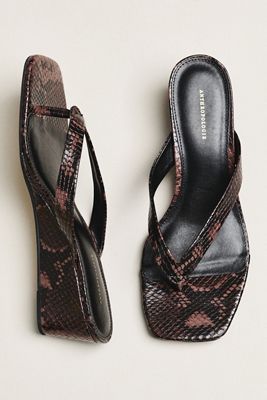 By Anthropologie Wedge Flip-Flop Heels