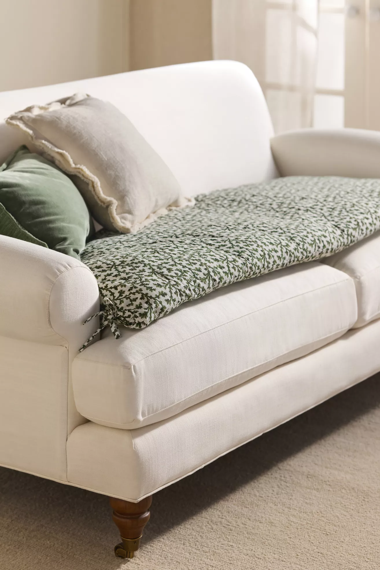 Cotton Printed Sofa Topper - thumbnail 5