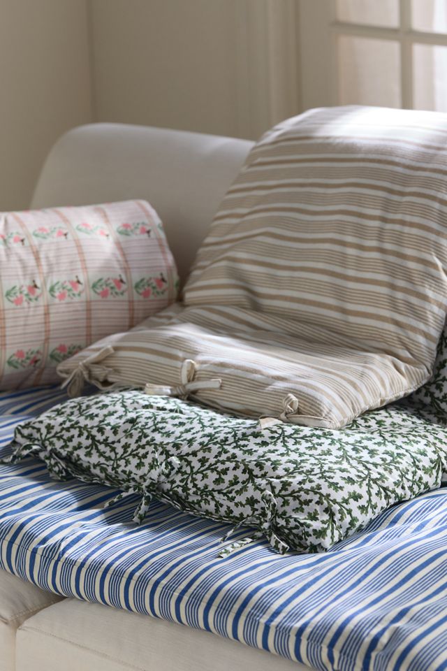 Cotton Printed Sofa Topper | AnthroHome