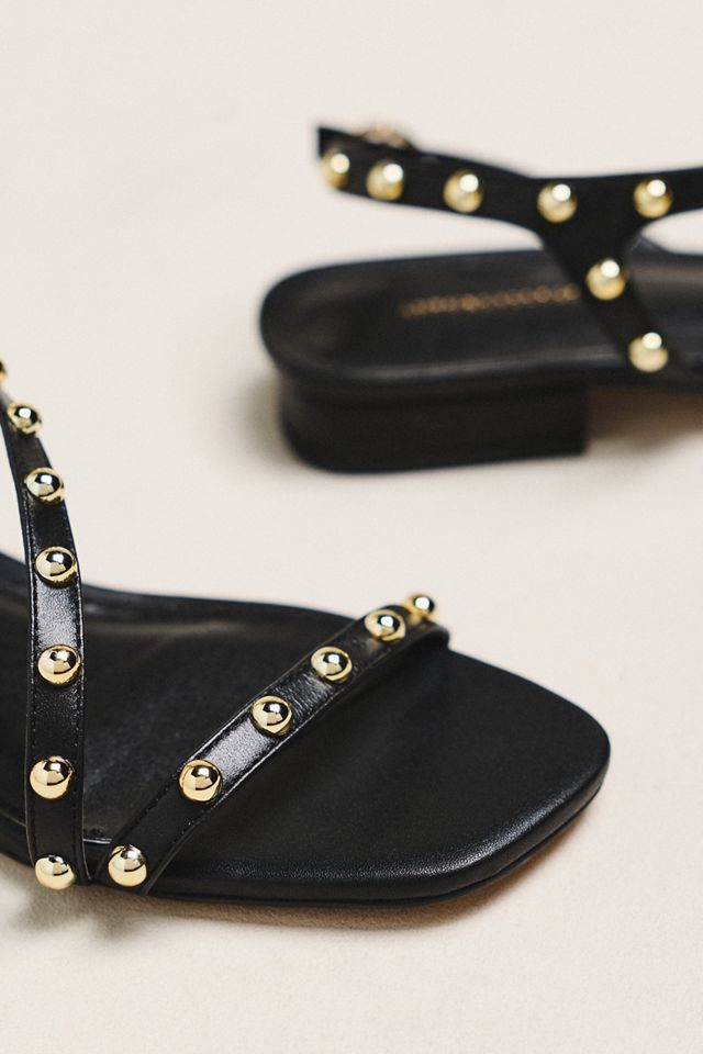 By Anthropologie Strappy Studded Flats #2