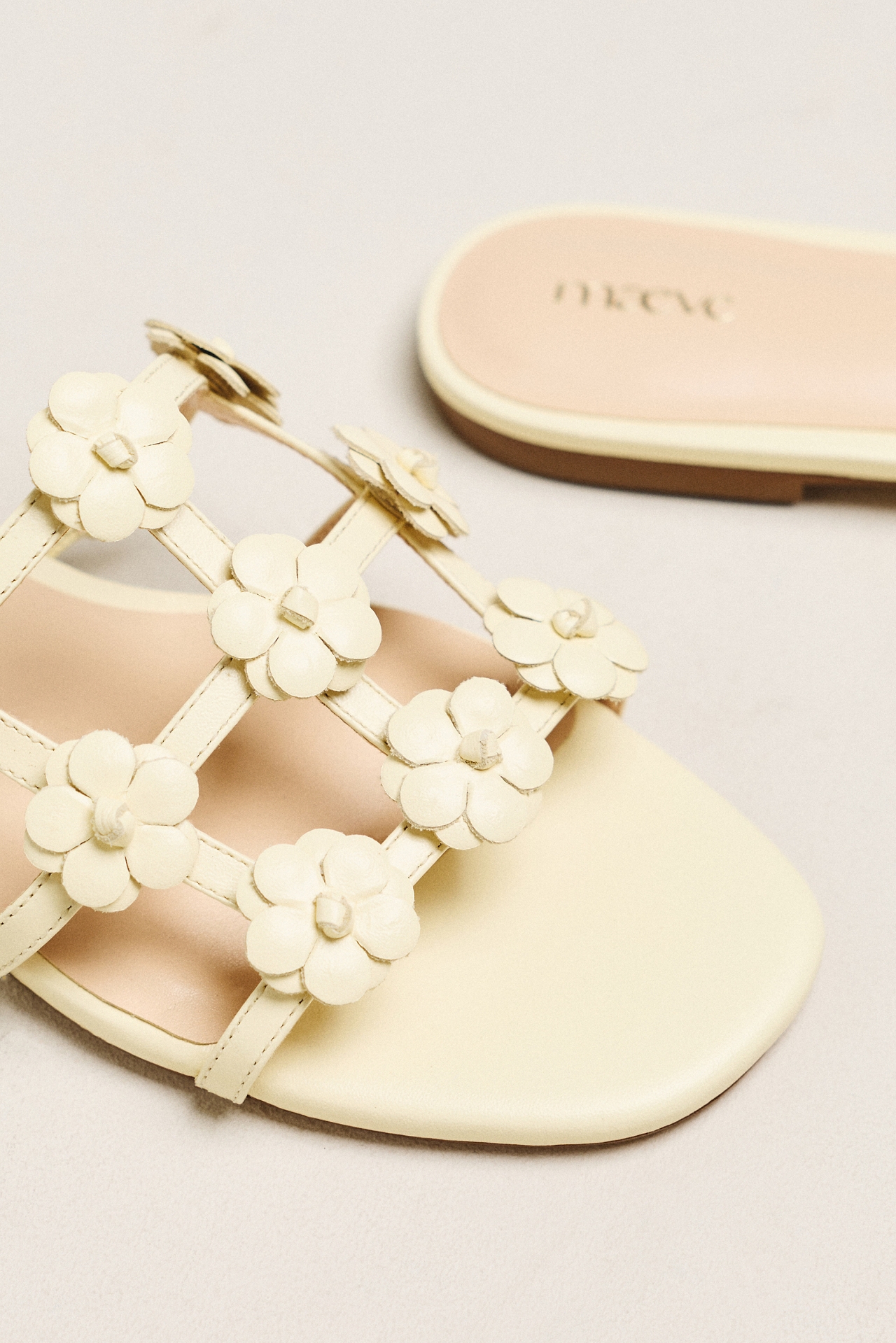 Maeve Flower Cage Slider Sandals