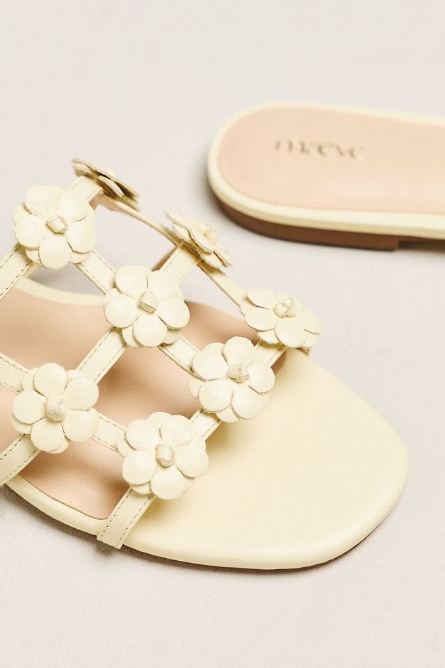 Maeve Flower Cage Slider Sandals #2