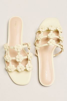 Maeve Flower Cage Slider Sandals