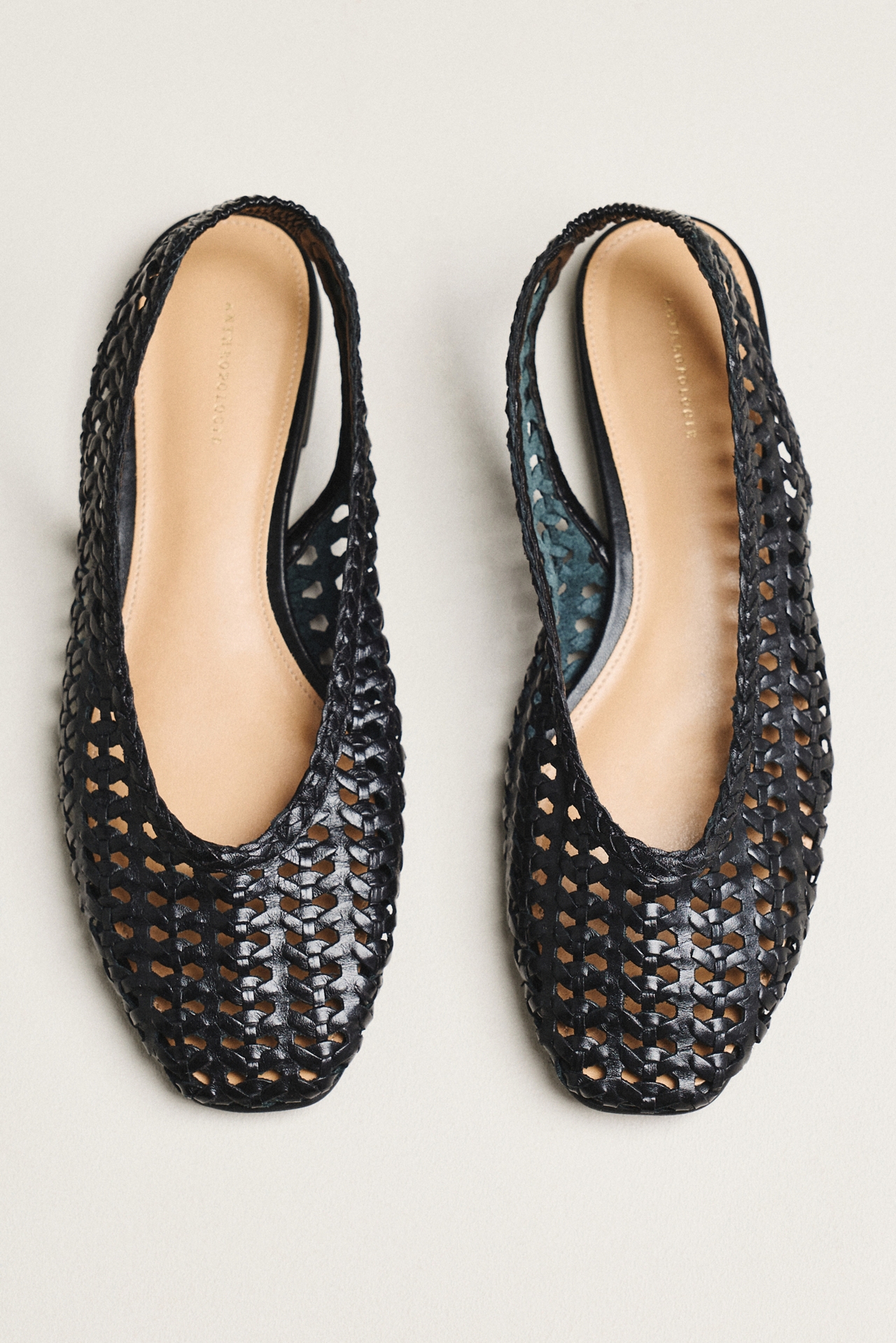 By Anthropologie Slingback Woven Flats