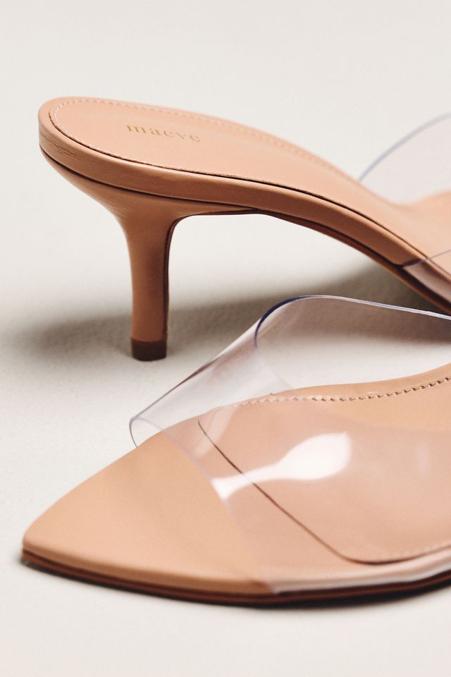Maeve Gianna PVC Pointed-Toe Mule Heels #3