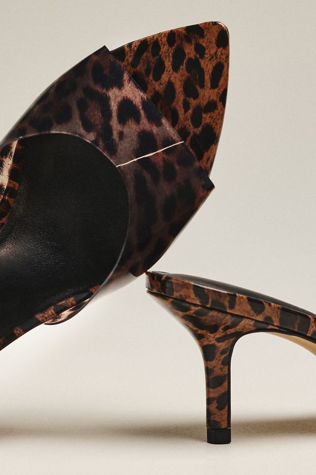 Maeve Gianna PVC Pointed-Toe Mule Heels #2