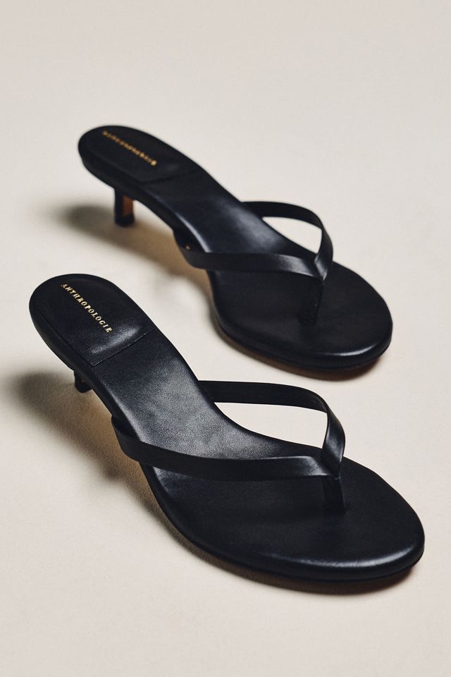 By Anthropologie Flip-Flop Kitten Heels #2