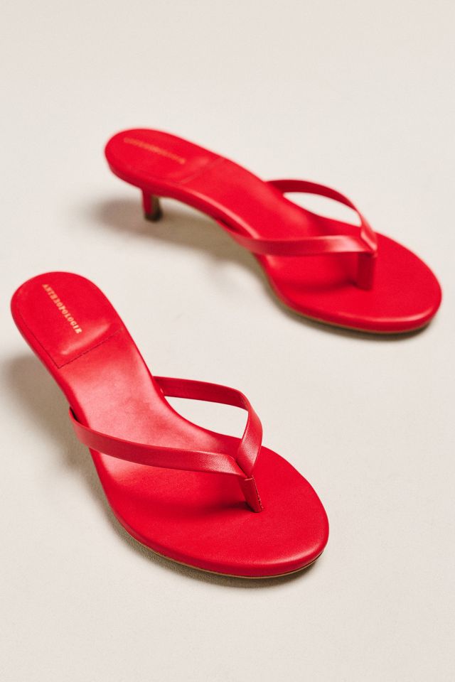 By Anthropologie Flip-Flop Kitten Heels #2