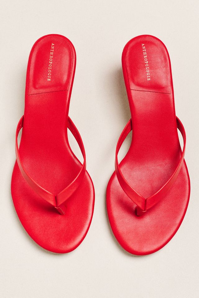 By Anthropologie Flip-Flop Kitten Heels #1