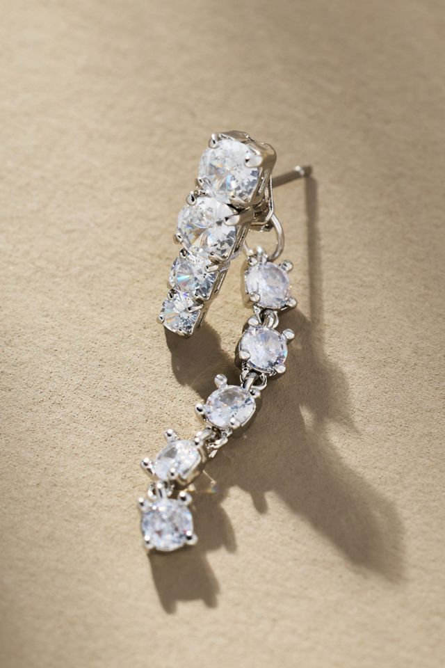 Maeve Floating Crystal Drop Earrings #1