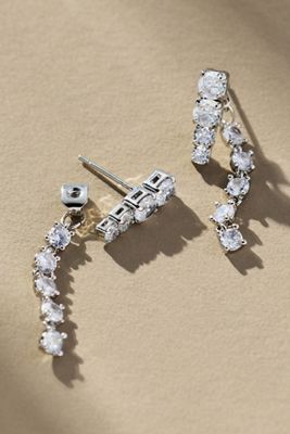 Maeve Floating Crystal Drop Earrings