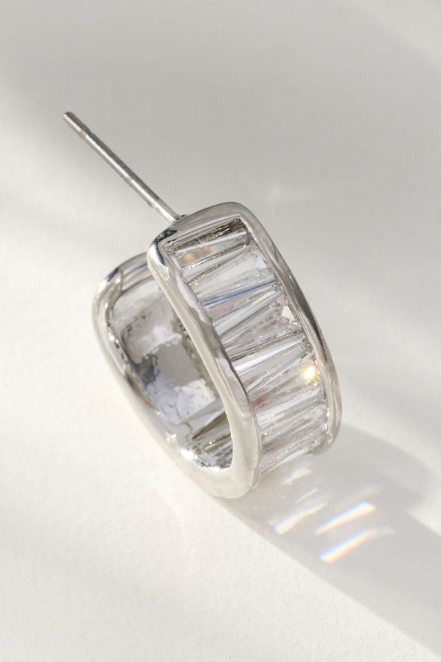 Baguette Huggie Earrings #1